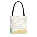 Grand Sac Fourre-Tout Vert à Motif Bohème Texturé