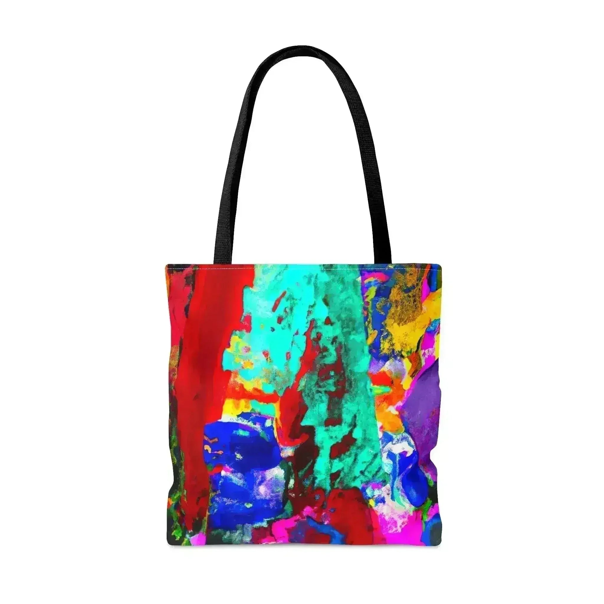Grand Sac Fourre-Tout Motif Abstrait Multicolore