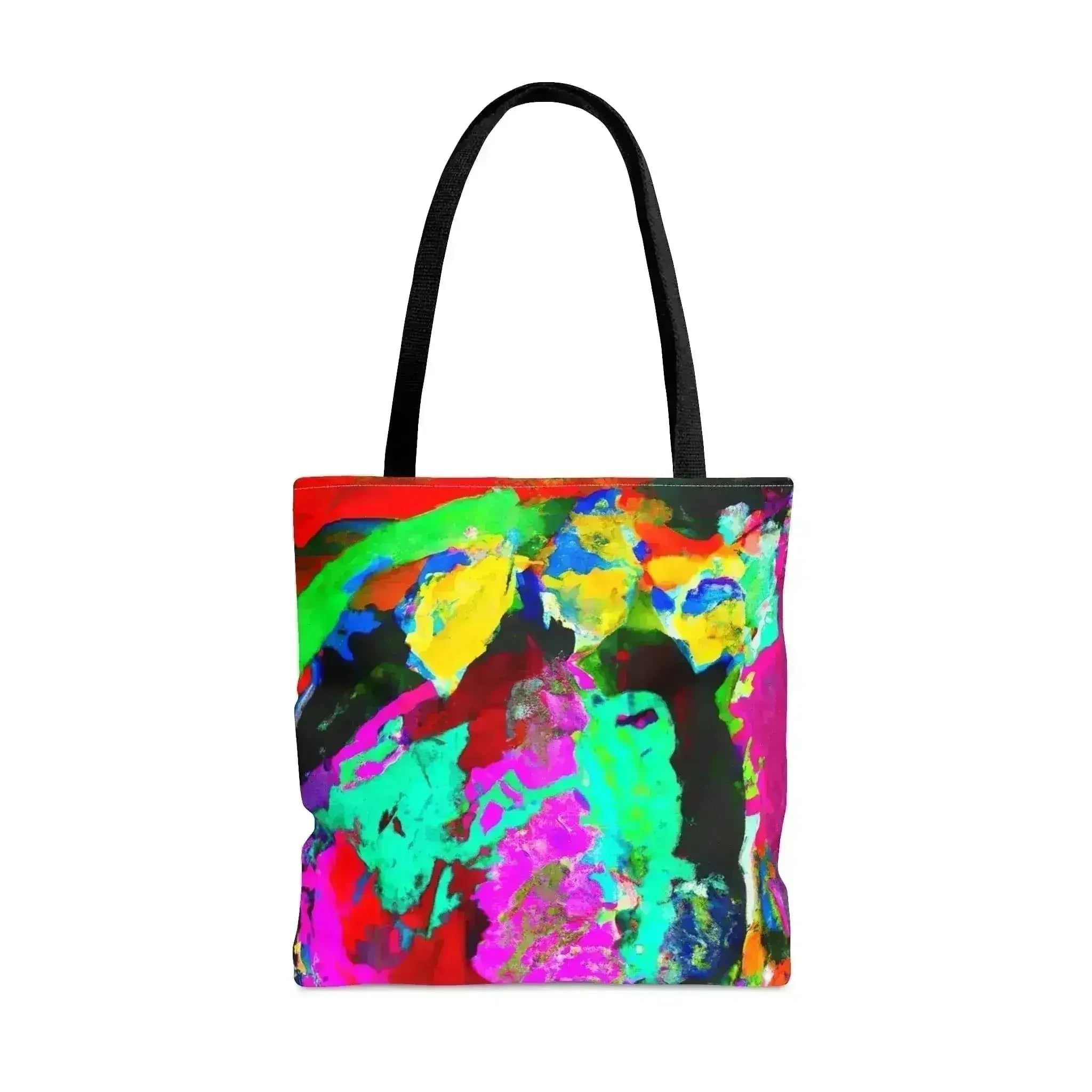 Grand Sac Fourre-Tout Motif Abstrait Multicolore