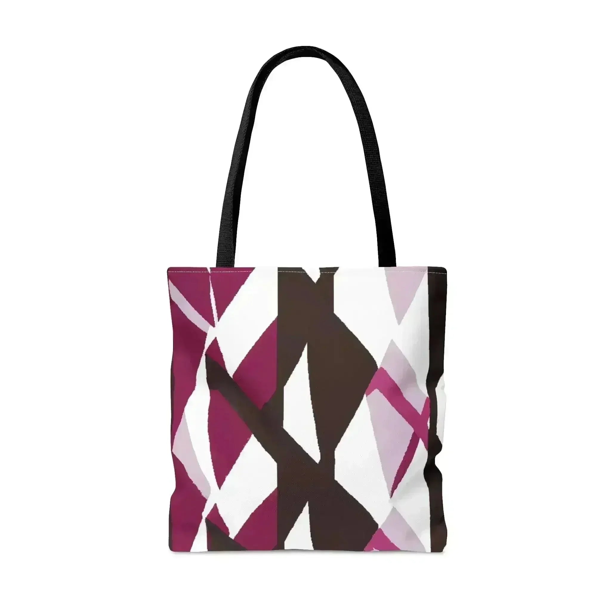 Grand cabas motif rose mauve
