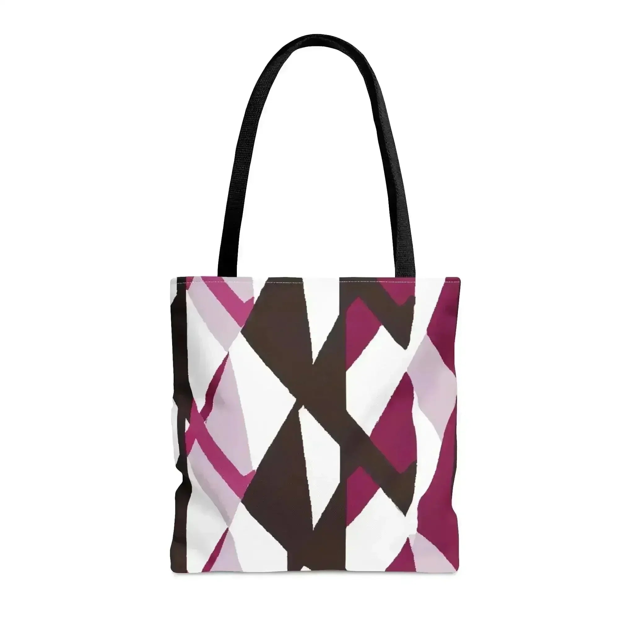 Grand cabas motif rose mauve