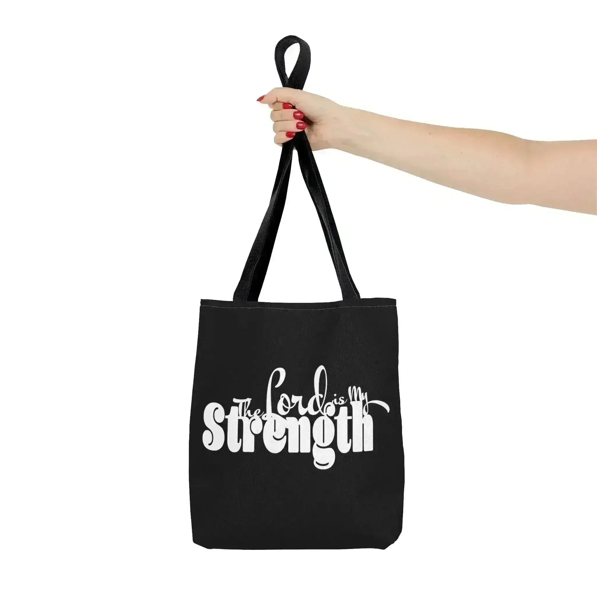 Grand Sac Fourre-tout Imprimé « Le Seigneur est ma force »