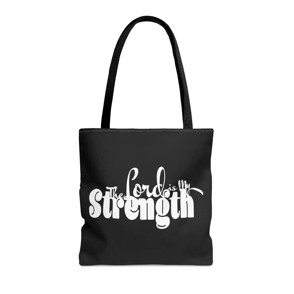 Grand Sac Fourre-tout Imprimé « Le Seigneur est ma force »