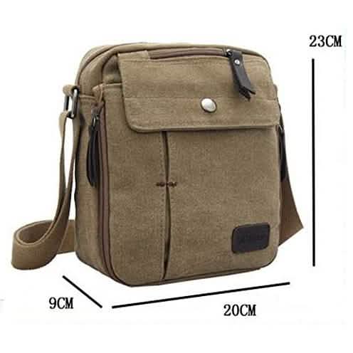 Portefeuille de voyage en toile Sac bandoulière décontracté