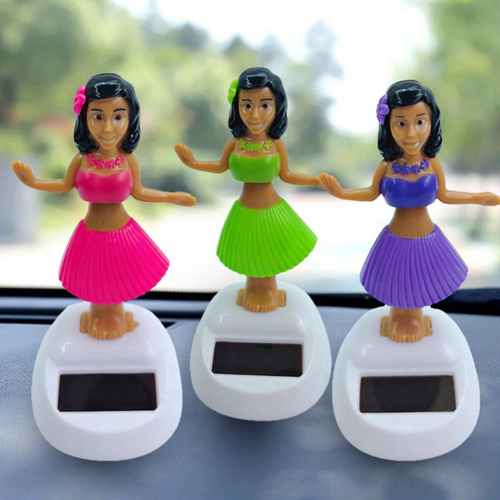 Décoration de voiture Poupée Dansante Accessoires de Voiture Jouet Solaire Tête Tremblante Hawaï Fille Animée Balançante Ornement de Voiture Accessoires de Voiture Jouet Solaire Tête Tremblante Poupée Dansante Accessoires de Voiture