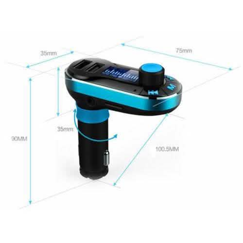 Transmetteur FM Bluetooth Voiture Kit Adaptateur Lecteur MP3 Mains Libres Chargeur LCD Radio