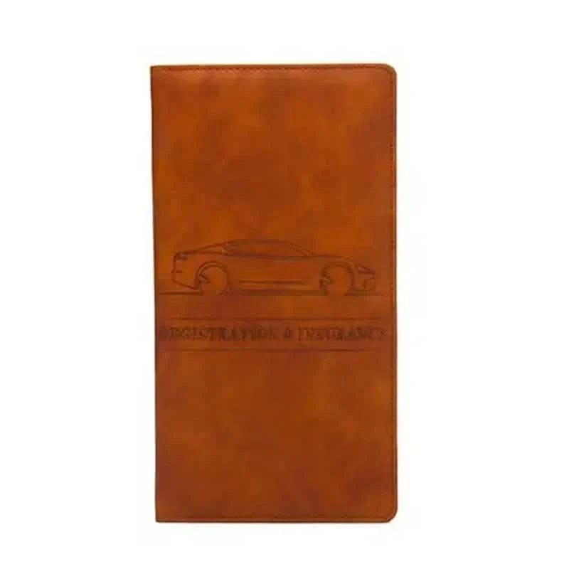 Pochette longue multifonctionnelle pour permis de conduire de voiture