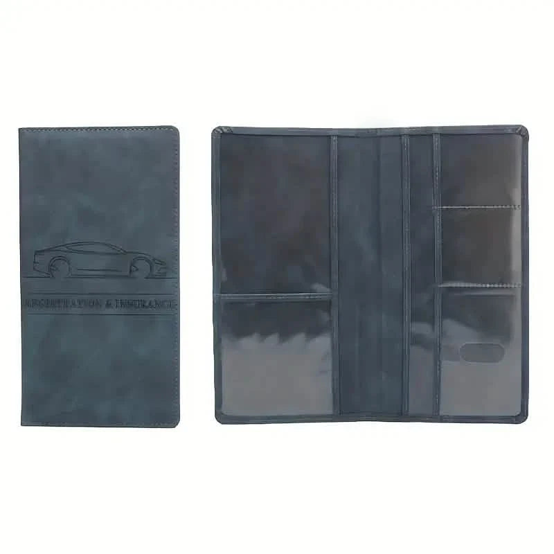 Pochette longue multifonctionnelle pour permis de conduire de voiture