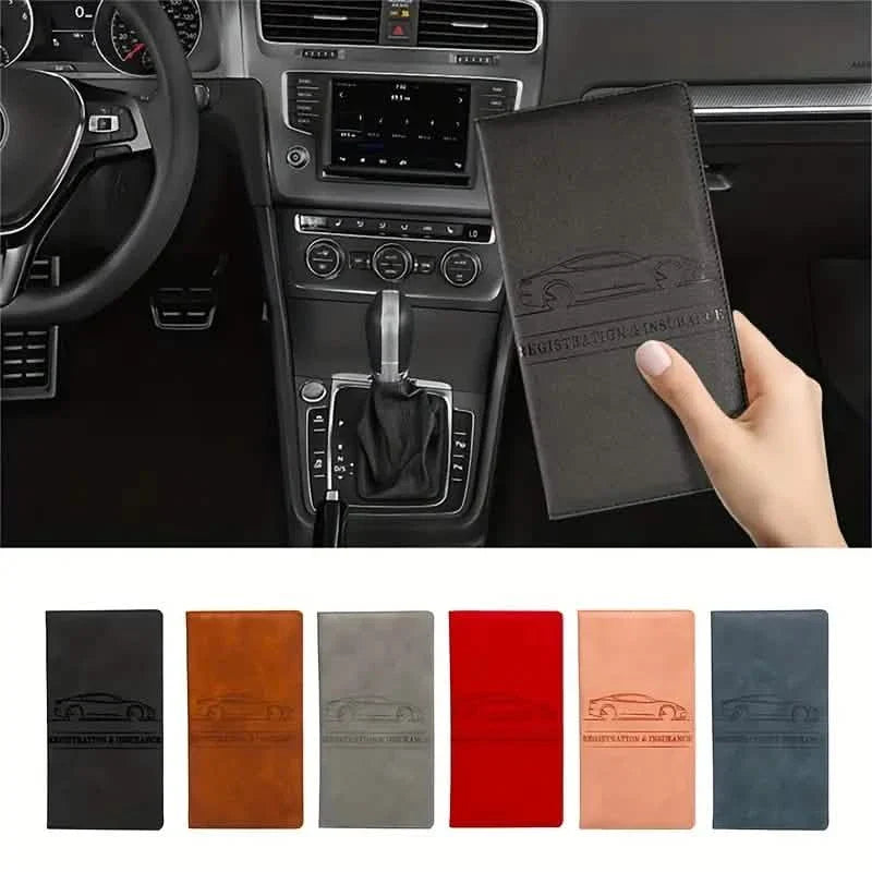 Pochette longue multifonctionnelle pour permis de conduire de voiture