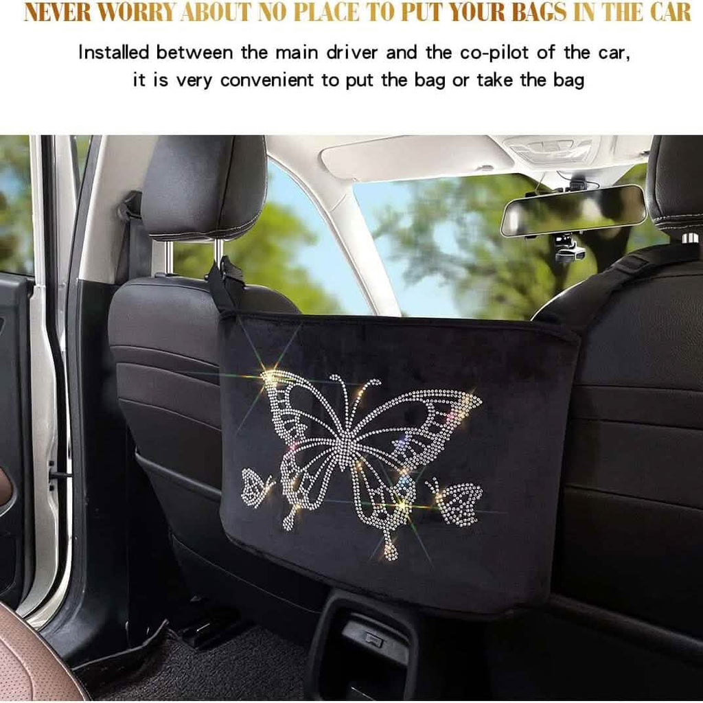 Support de sac à main et organisateur de poche de siège arrière de voiture entre les sièges