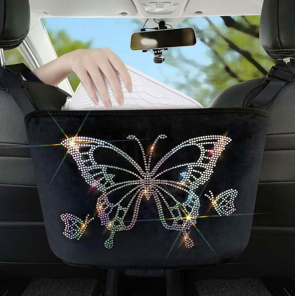 Support de sac à main et organisateur de poche de siège arrière de voiture entre les sièges