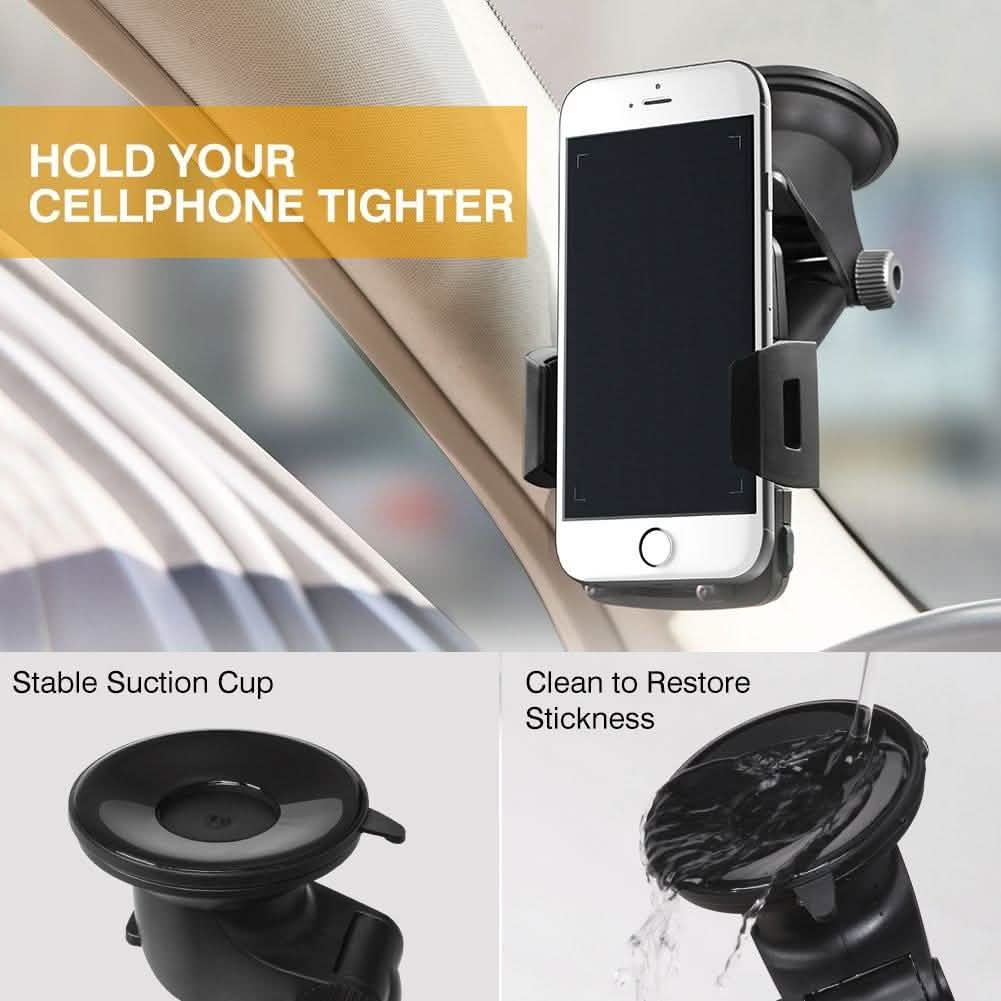 Support de téléphone de voiture, support de téléphone VUP pour pare-brise de voiture