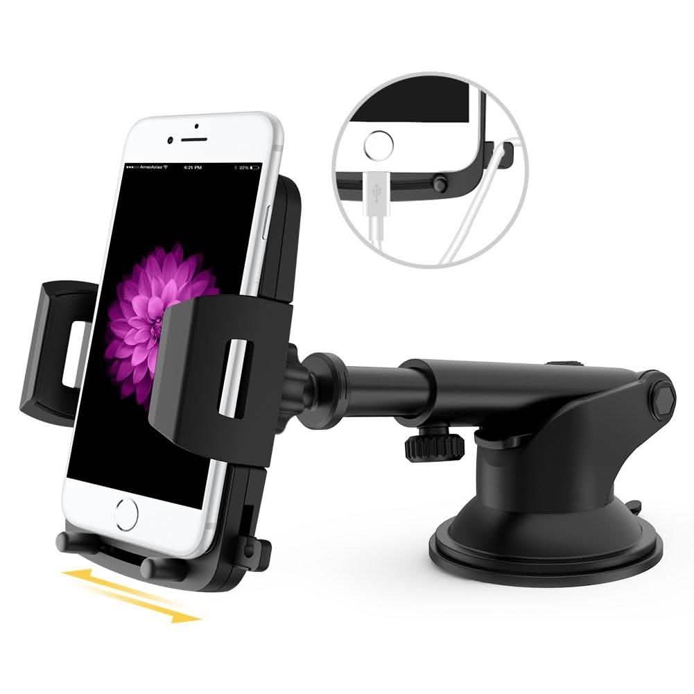 Support de téléphone de voiture, support de téléphone VUP pour pare-brise de voiture