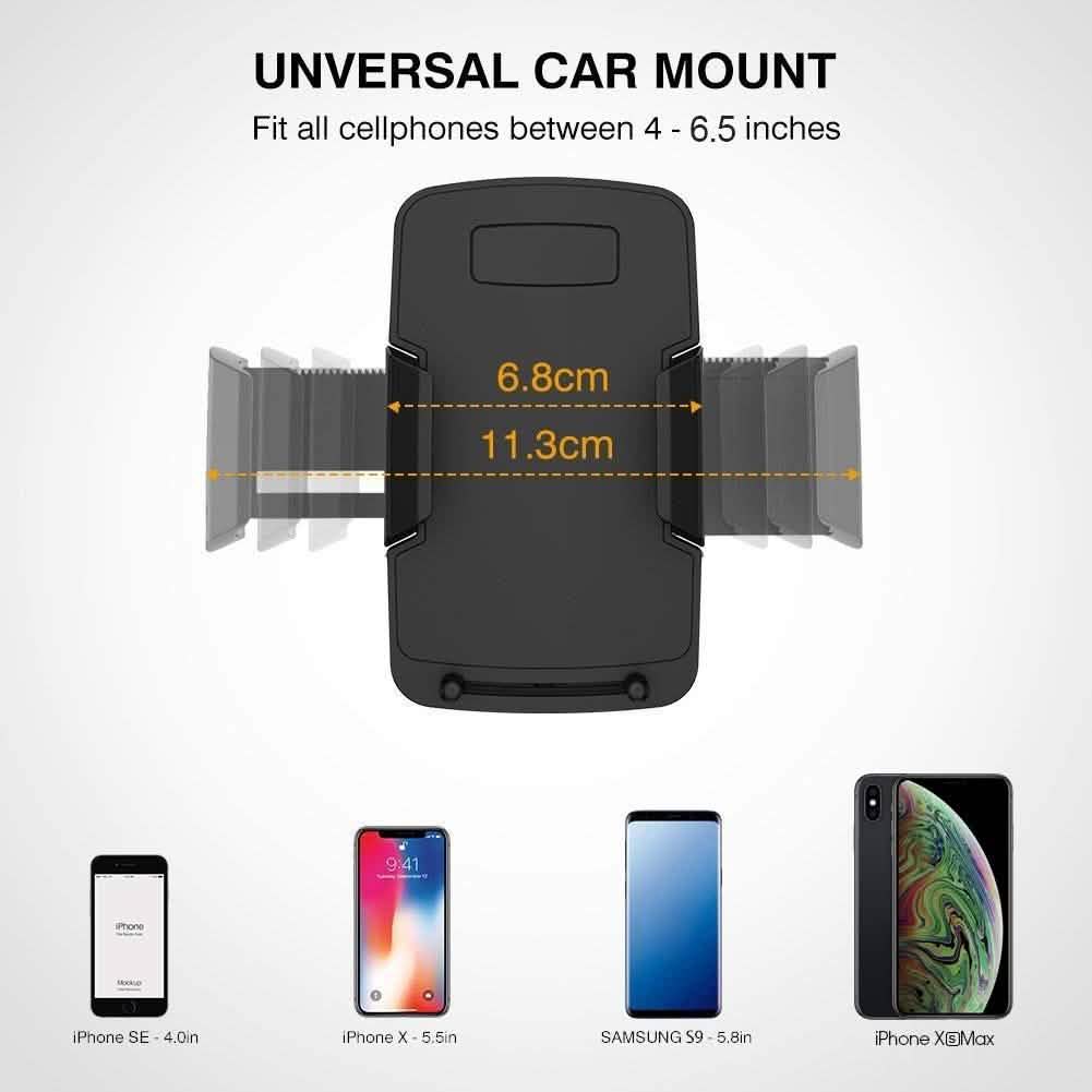 Support de téléphone de voiture, support de téléphone VUP pour pare-brise de voiture