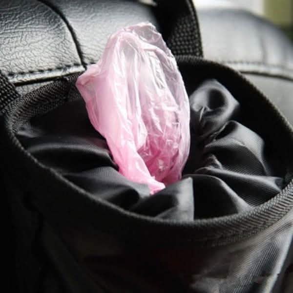 Sac poubelle pour dossier de siège de voiture