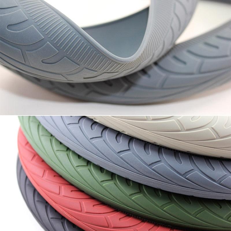 Housse de protection en silicone pour volant de voiture antidérapante Accessoires de voiture