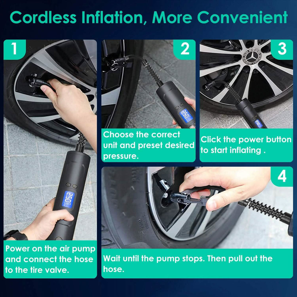 Gonfleur de pneu de voiture