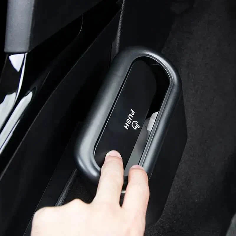 Poubelle de voiture avec couvercle, organisateur de déchets suspendu pour véhicule