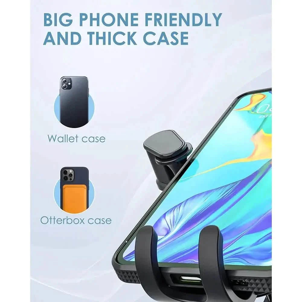 Support de téléphone portable à clipser sur la grille d'aération de voiture