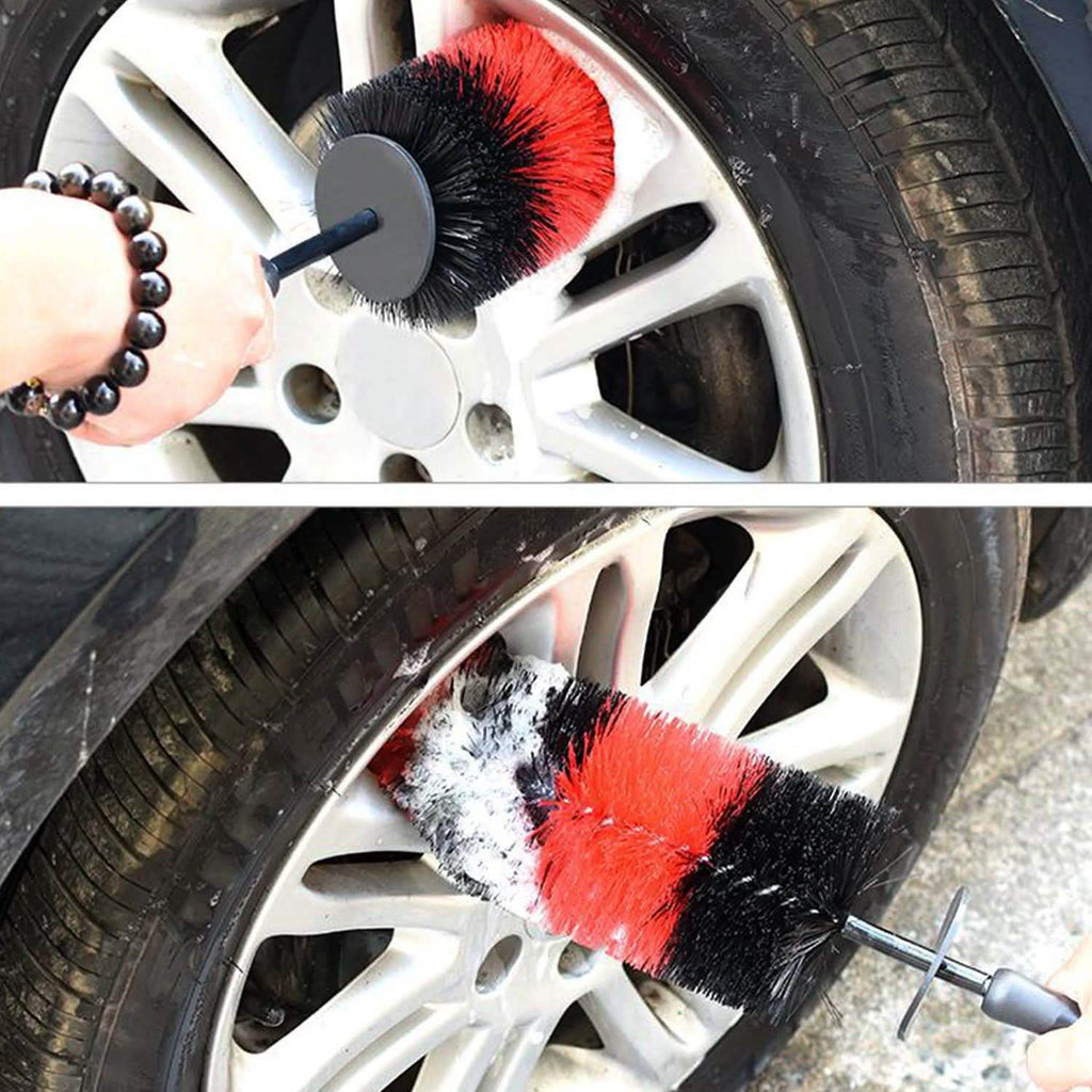Brosse de nettoyage pour jantes, pneus, sièges et moteur de voiture