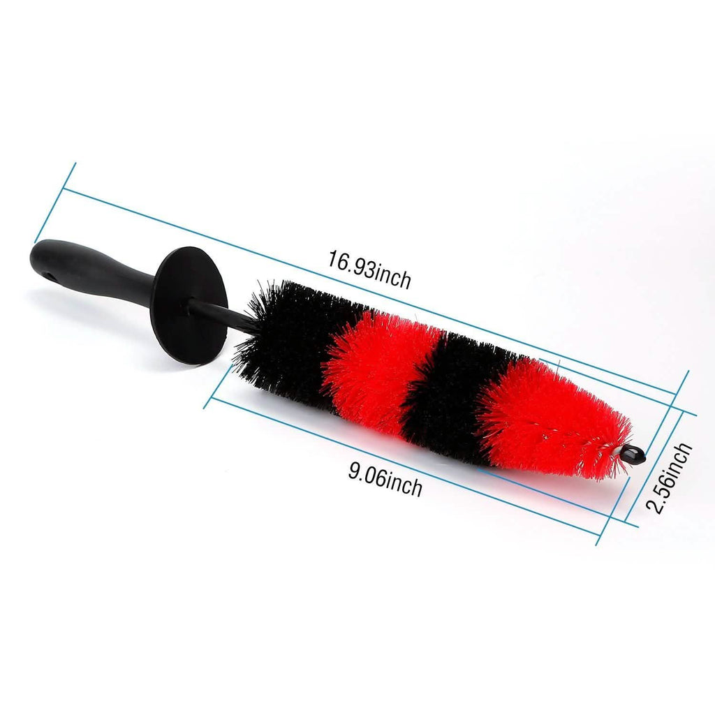 Brosse de nettoyage pour jantes, pneus, sièges et moteur de voiture