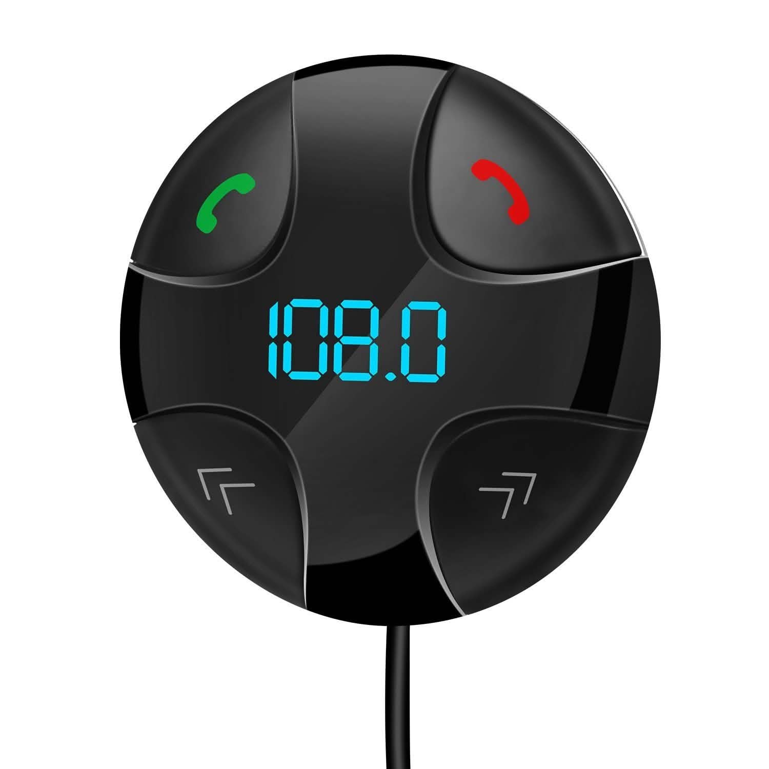 Transmetteur FM sans fil pour voiture V4.2 Lecteur MP3 de voiture