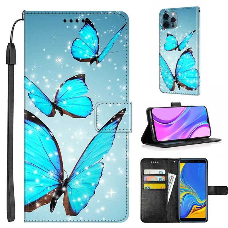 Étui portefeuille de protection en cuir PU avec dragonne pour Xiaomi Redmi Note 11S 11 Pro 5G, étui en cuir marbré avec rabat et support pour Redmi Note11S 11Pro 5G 2022