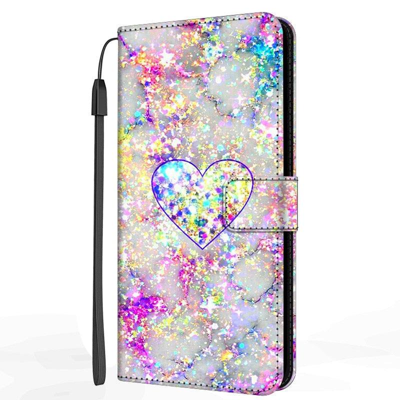 Étui portefeuille de protection en cuir PU avec dragonne pour Xiaomi Redmi Note 11S 11 Pro 5G, étui en cuir marbré avec rabat et support pour Redmi Note11S 11Pro 5G 2022