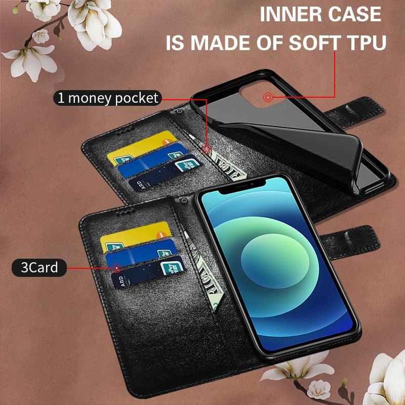 Étui portefeuille de protection en cuir PU avec dragonne pour Xiaomi Redmi Note 11S 11 Pro 5G, étui en cuir marbré avec rabat et support pour Redmi Note11S 11Pro 5G 2022