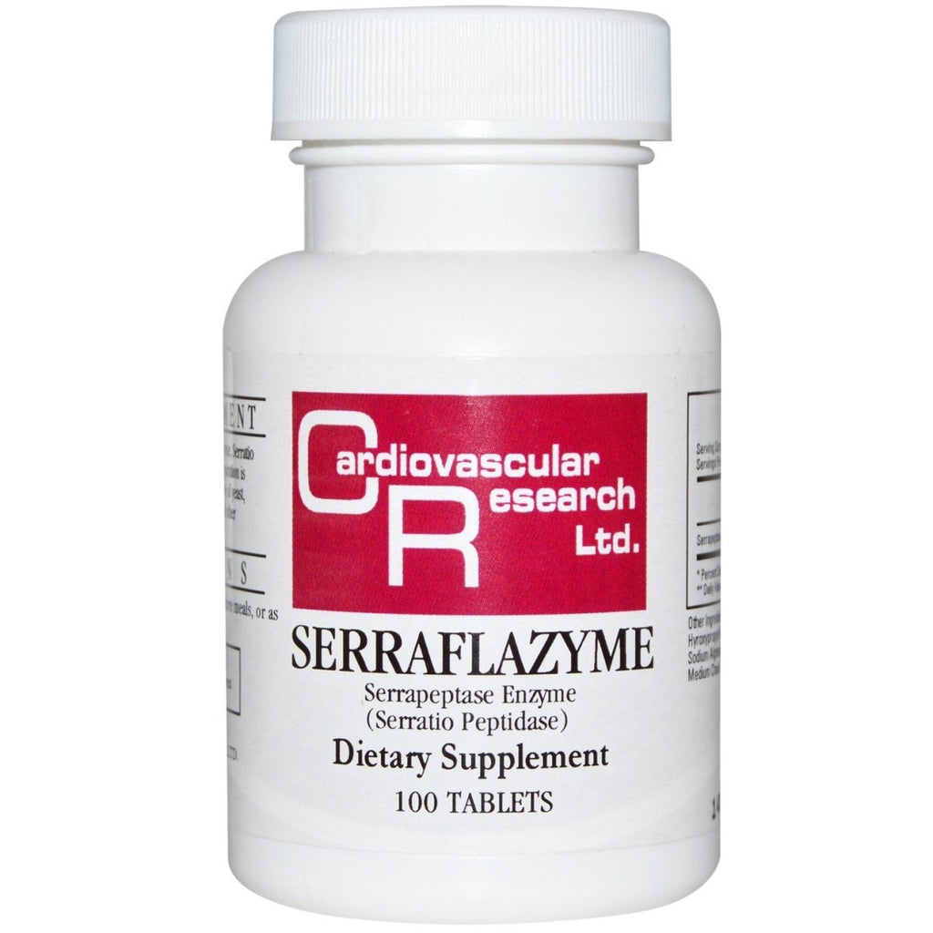 Cardiovascular Research Serraflazyme 100 comprimés - Lot de 4