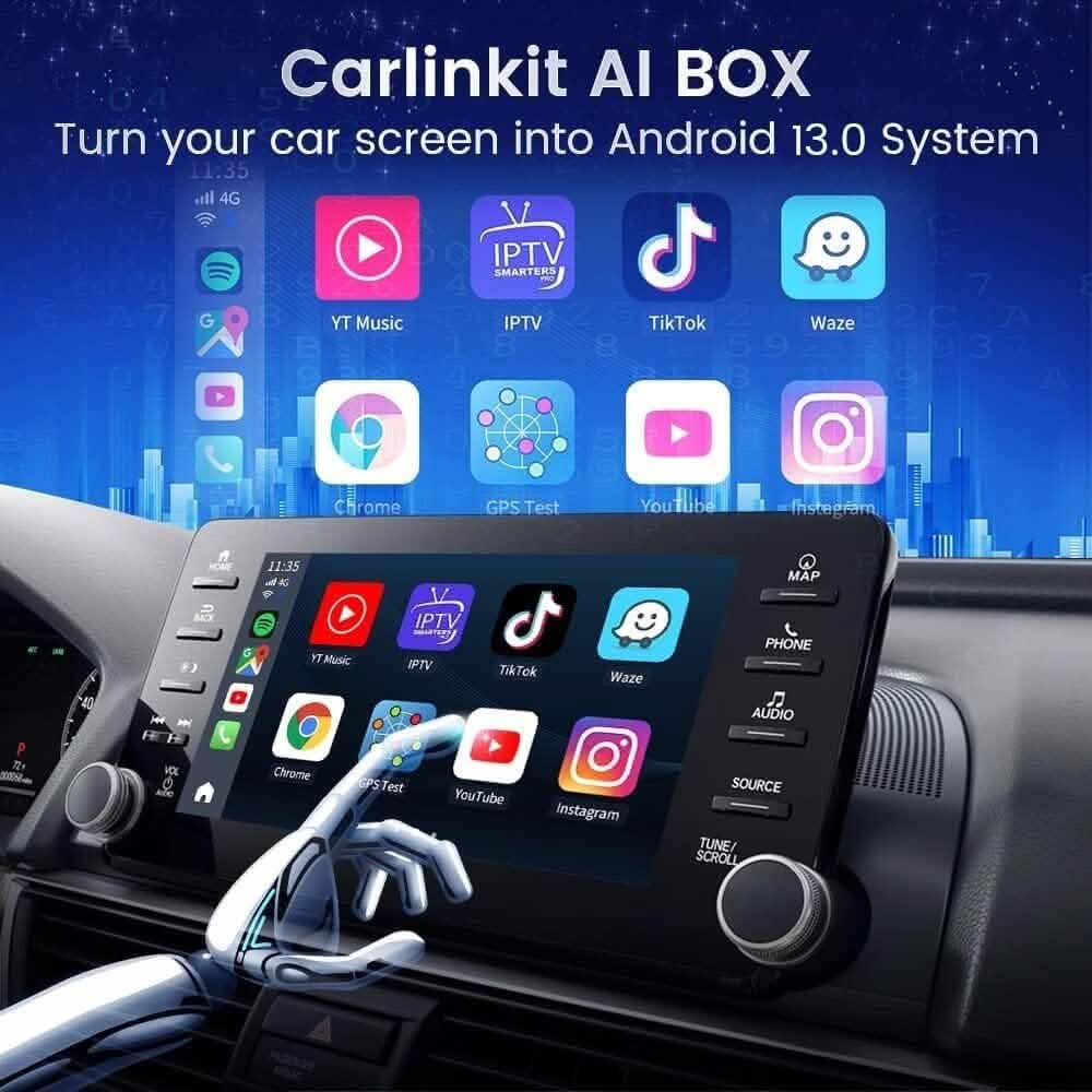 Carlinkit Boîtier CarPlay Ai Max Android 13.0 (Reconditionné)