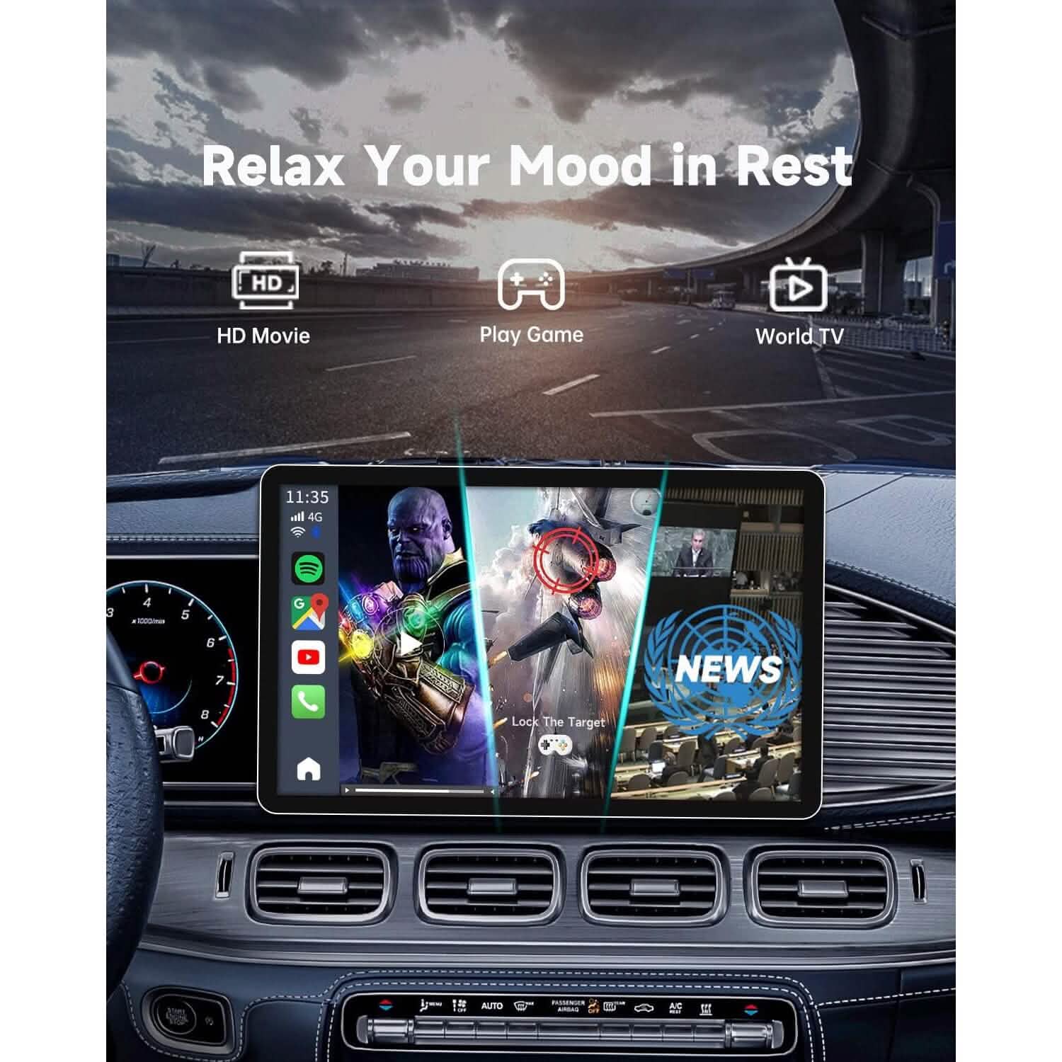 Carlinkit Boîtier CarPlay Ai Max Android 13.0 (Reconditionné)