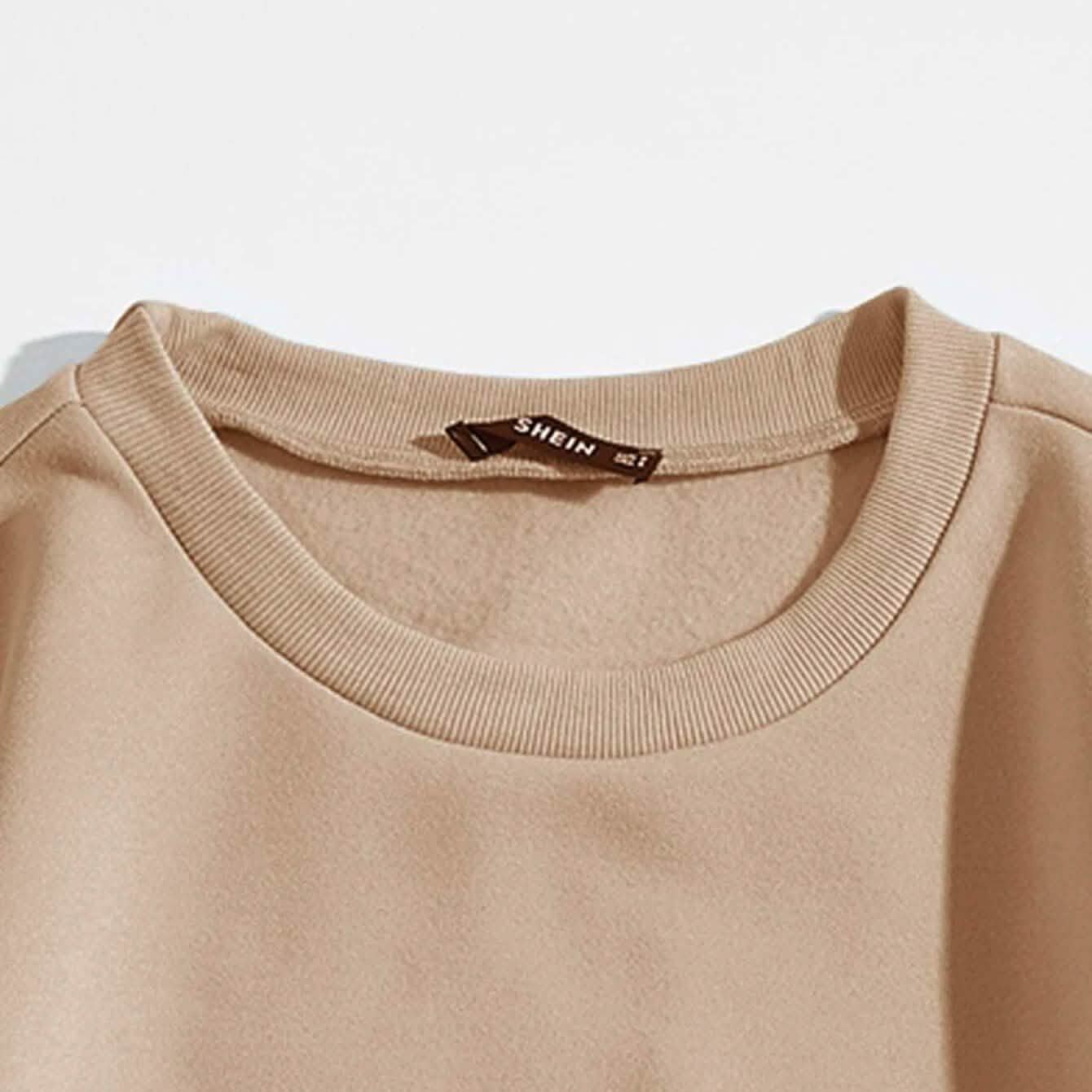Sweat-shirt oversize à doublure thermique et motif de dessin animé