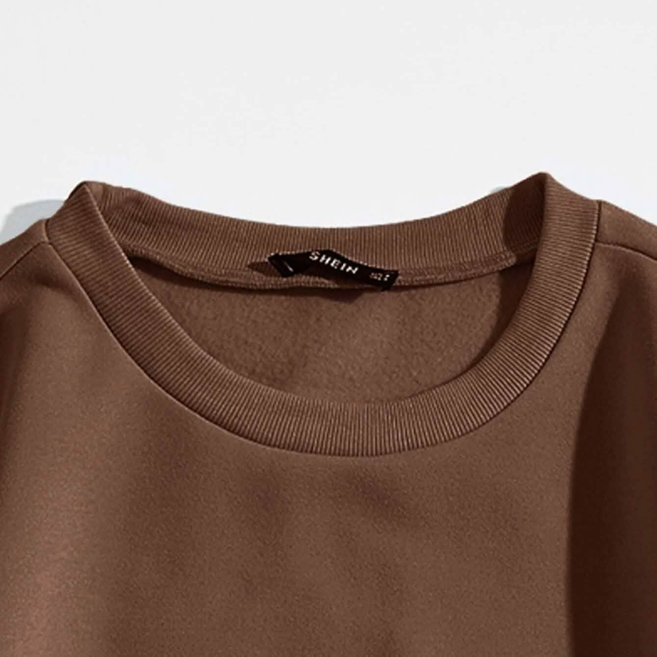 Sweat-shirt oversize à doublure thermique et motif de dessin animé