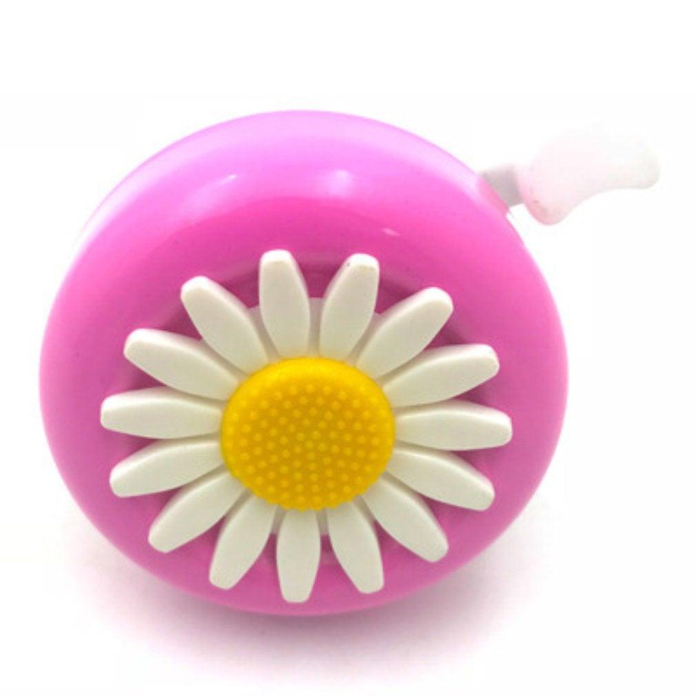 Dessin animé enfants drôle vélo cloche marguerite fleur klaxons vélo enfants filles garçon cyclisme alarme pour guidons alliage plastique cloche vélo cloche pour enfants vélo cloche pour enfants vélo cloche pour filles fleur enfants vélo klaxon accessoire