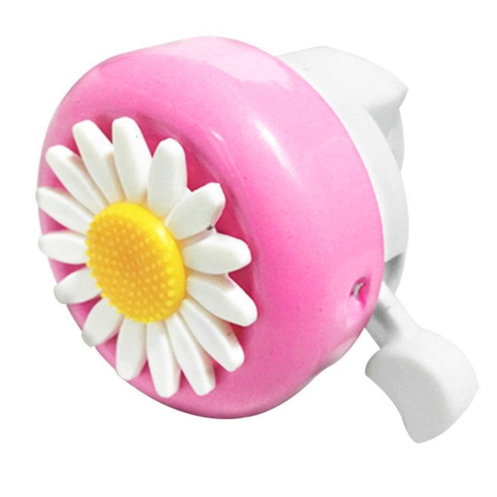 Dessin animé enfants drôle vélo cloche marguerite fleur klaxons vélo enfants filles garçon cyclisme alarme pour guidons alliage plastique cloche vélo cloche pour enfants vélo cloche pour enfants vélo cloche pour filles fleur enfants vélo klaxon accessoire