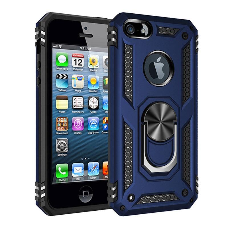 Coques avec anneau pour iPhone, coque rigide en silicone antichoc, fine et légère, pour iPhone 13 Pro Max, 12, 11, avec anneau magnétique pour iPhone, coque en silicone