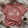 T-shirt Chat et pelote de laine