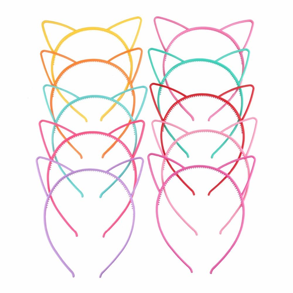 Serre-têtes Oreilles de Chat Bandeaux pour Enfants Mode pour Femmes Filles Bandeau Serre-tête Accessoire de Fête Accessoire Photo Cerceau Cheveux Animaux Magnifiques Accessoires Cheveux pour Femmes