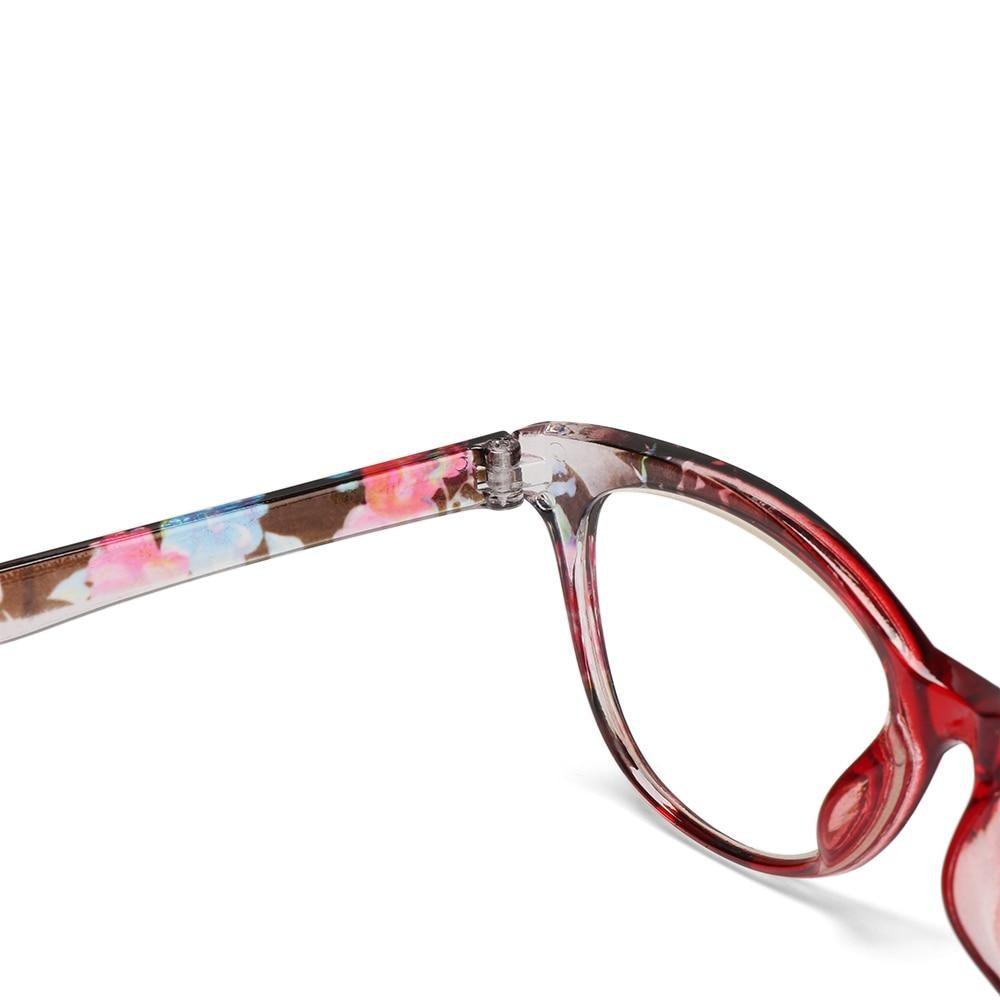 Lunettes de Lecture Œil de Chat Femme Homme Légères Presbyte Designer Monture Œil de Chat Dames Lecteurs d'Ordinateur Anti-Reflet Anti-UV Lunettes de Vue Dioptrie Presbytie +1.00~+4.0