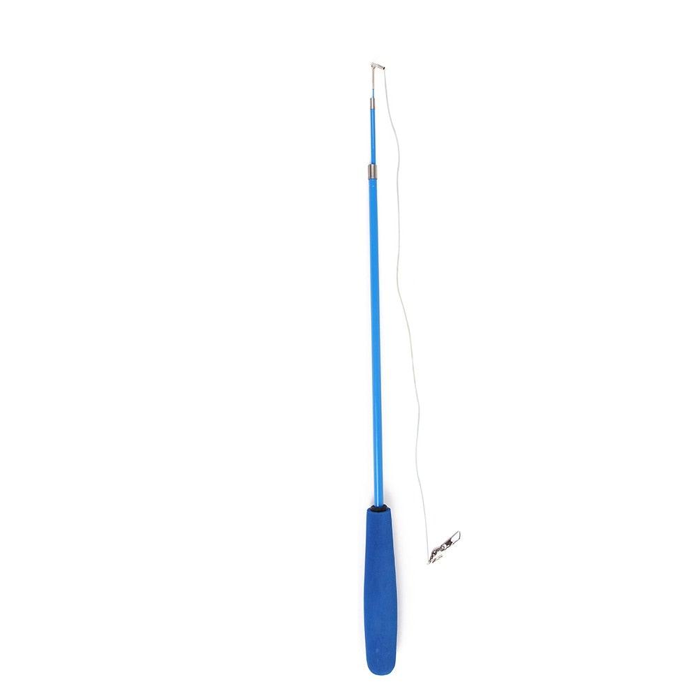 Lot de jouets à plume pour chat, baguette teaser pour chatons, pour amuser et faire faire de l'exercice aux chats, jouets interactifs sans la canne, baguette rétractable et recharges de plumes, jouets pour chat d'intérieur