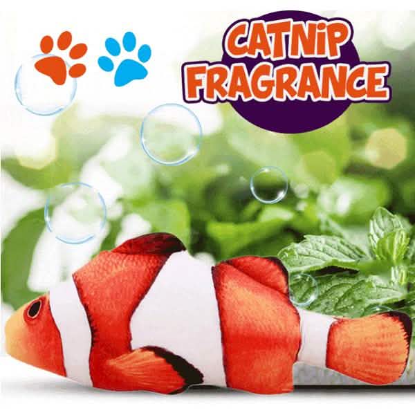 Jouet poisson pour chats
