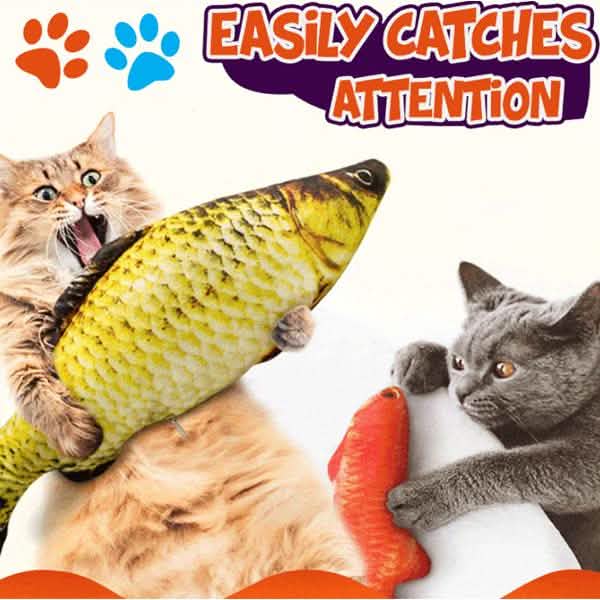 Jouet poisson pour chats