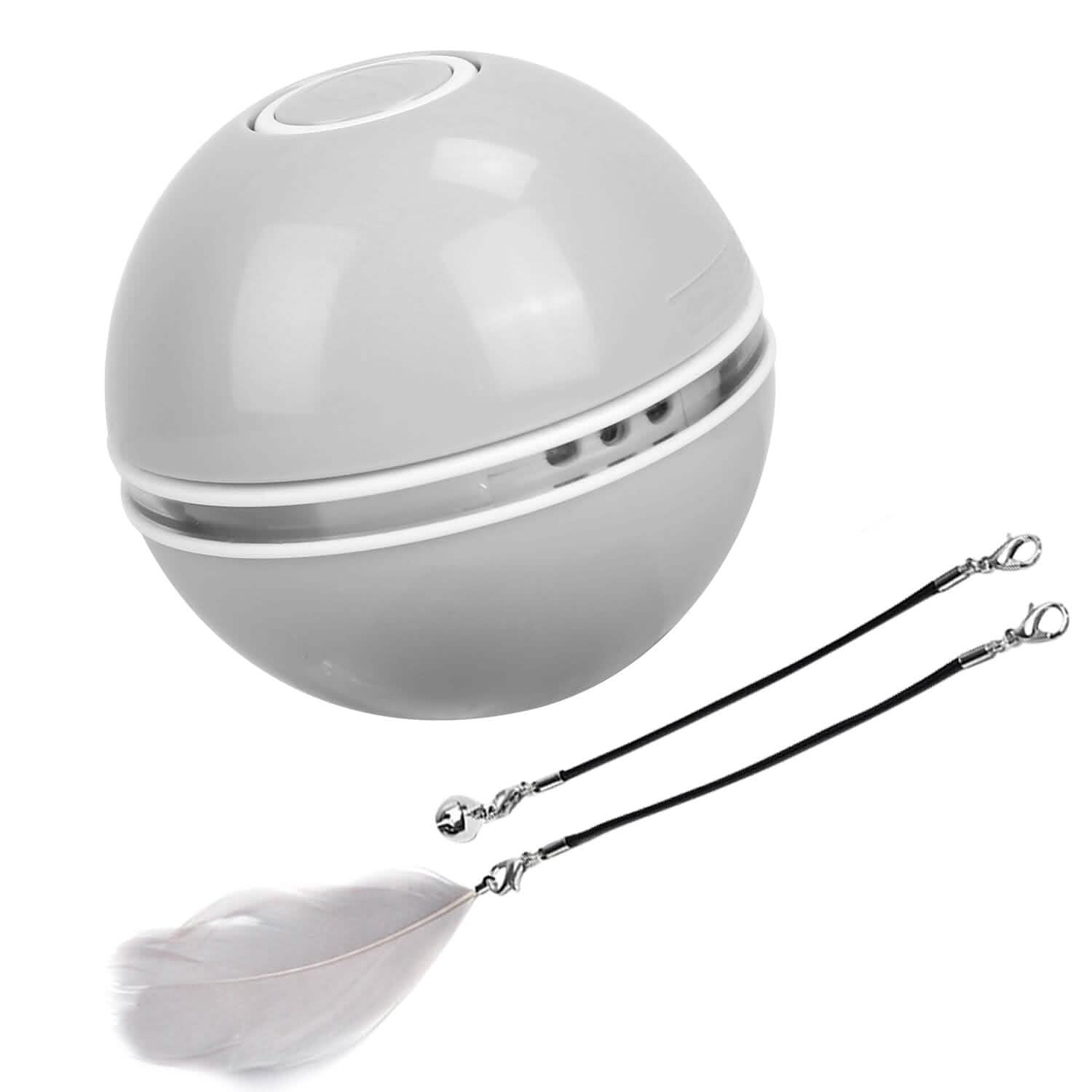Balle à Suspendre Interactive Rotative Automatique Jouet d'Exercice pour Chat
