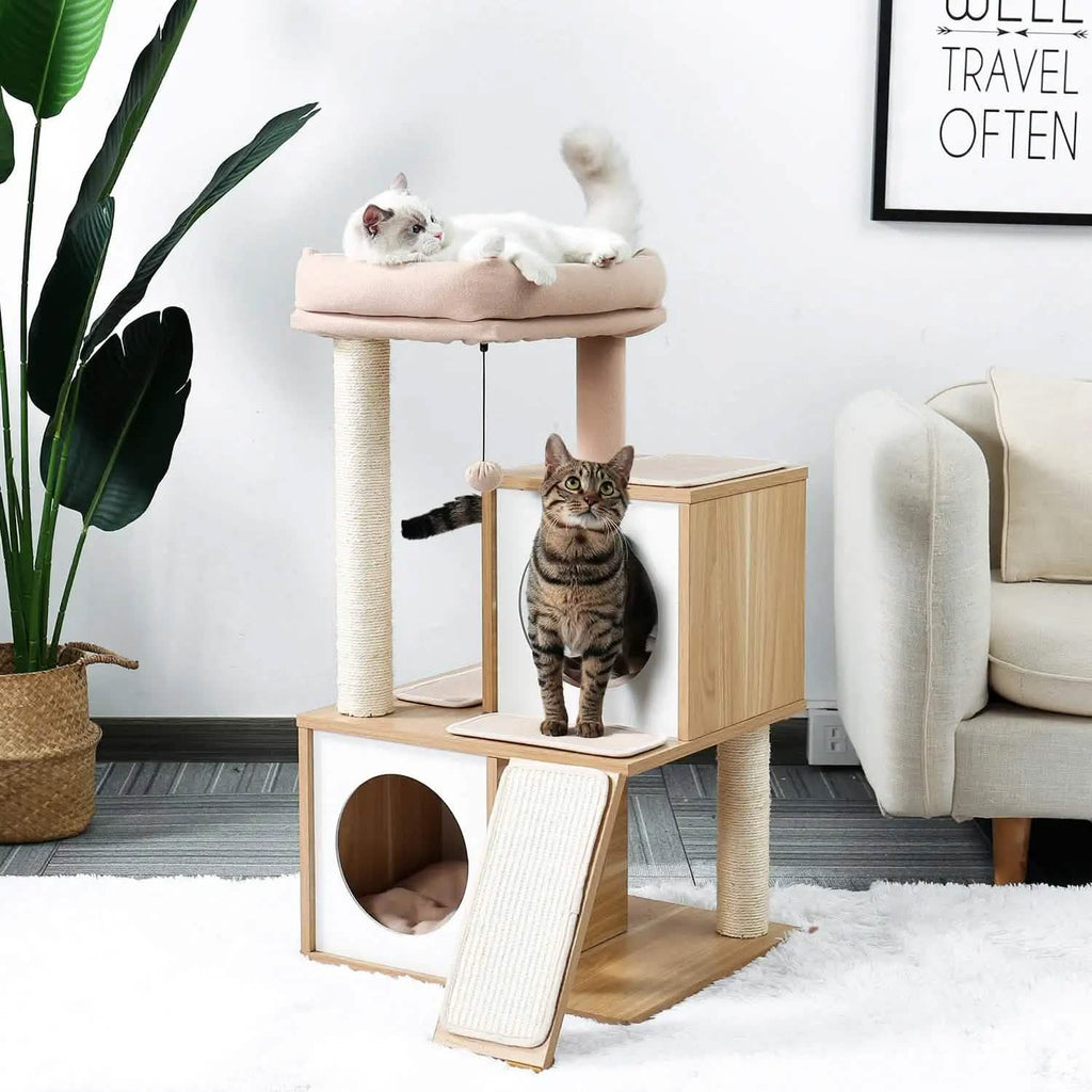 Arbre à chat de luxe 86 cm