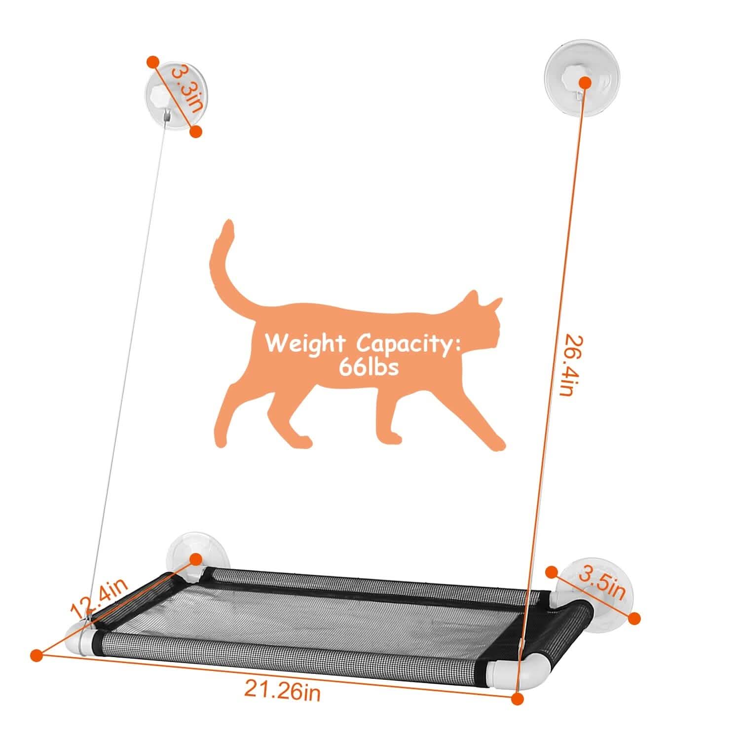 Perchoir de fenêtre pour chat, hamac de fenêtre pour chat