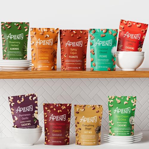 Aplenty Salted Caramel Churro Almonds, 4.5 Oz
