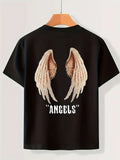 T-shirt imprimé à manches courtes pour homme
