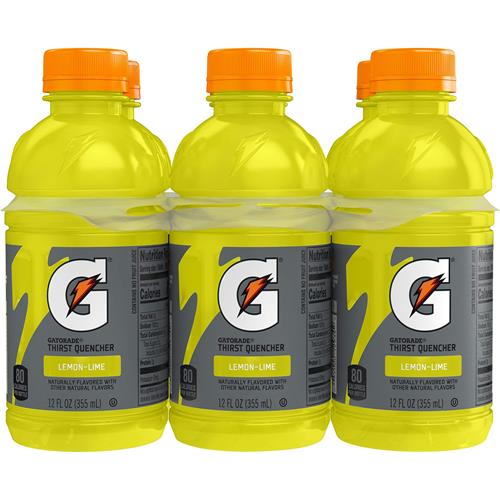 Boissons Gatorade Citron Vert, bouteilles de 355 ml, paquet de 6