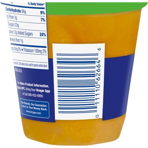 Kroger Coupelle de fruits aux mandarines 7 oz